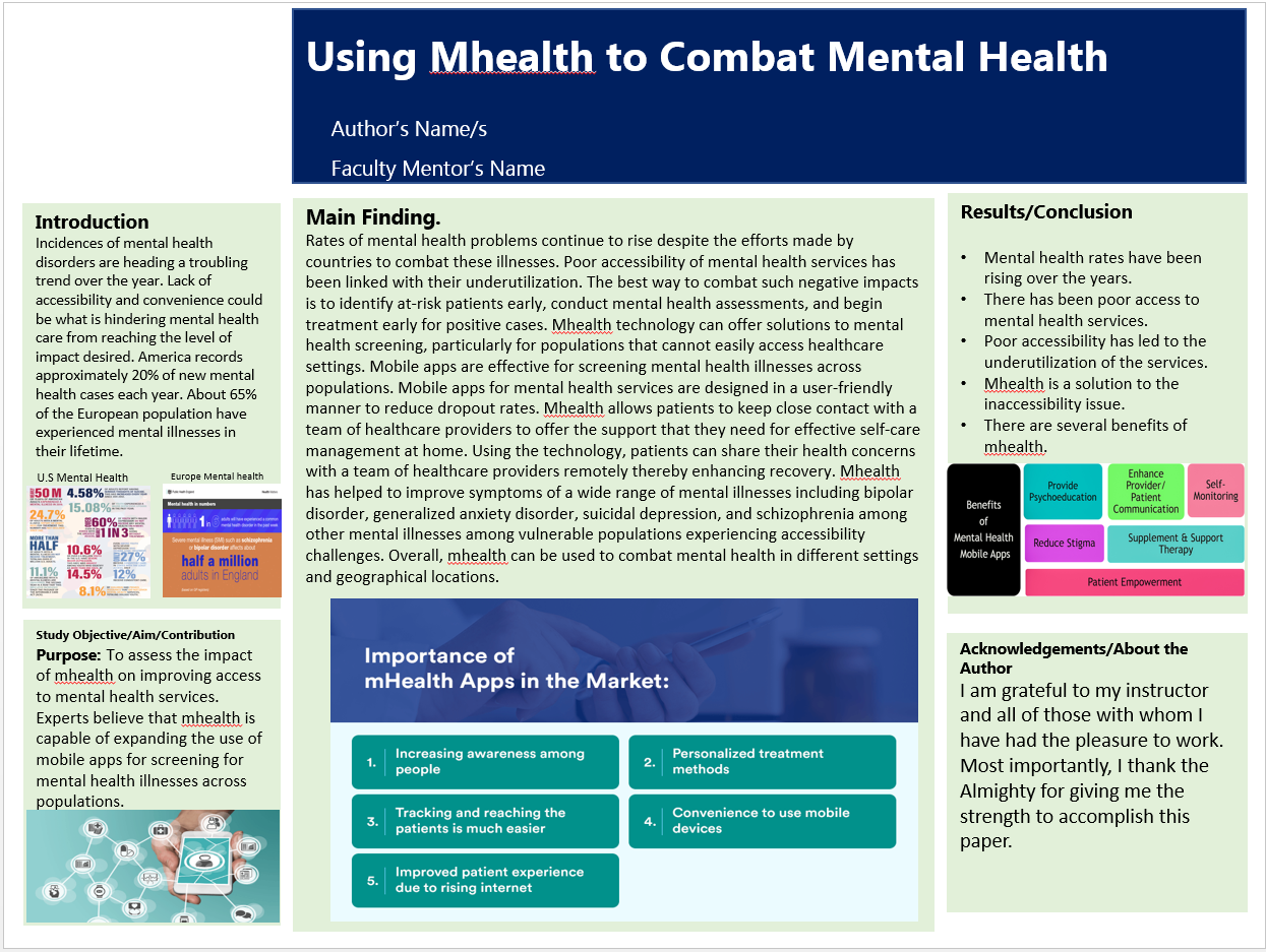 Using Mhealth to Combat Mental Health
